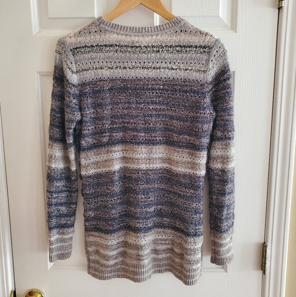 LUCKY BRAND MultiColor Crew Neck Knit Sweater Size S - Picture 2 of 6